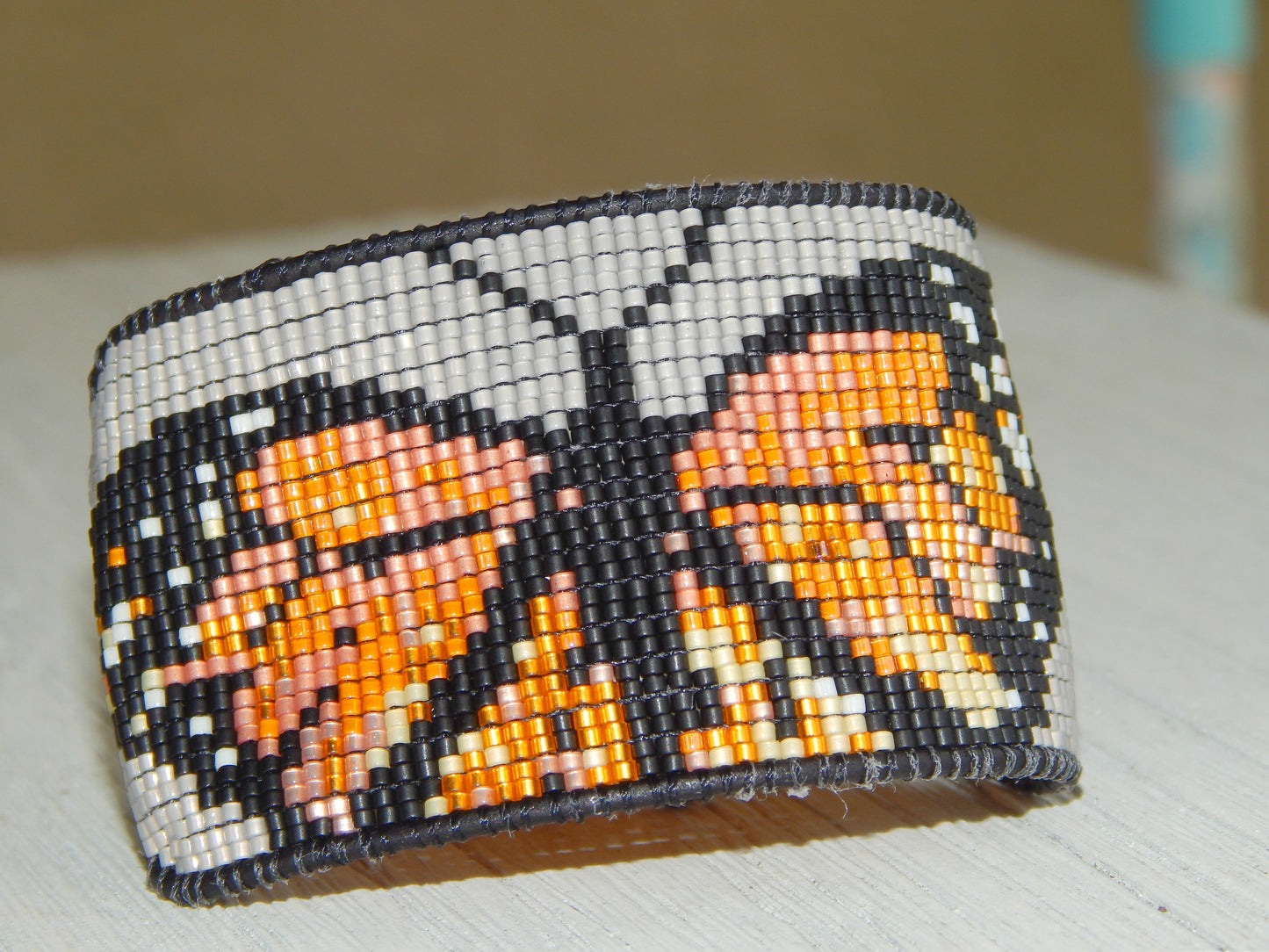 Bead Loom Woven Monarch Butterfly Loom