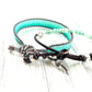 Amazonite and Aqua Ombre Loom Beaded Bracelet Set, chakra bracelet