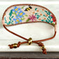 Flower Garden Bead Loom Woven Bracelet