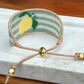 Life gives you lemons bead loom woven bracelet