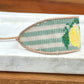 Life gives you lemons bead loom woven bracelet