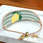 Life gives you lemons bead loom woven bracelet