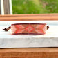 Small Blush,Beige and Copper starburst Bead Loom Woven Bracelet