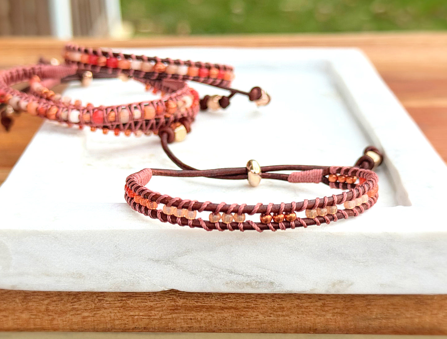 Golden Hour Stack Bracelet set