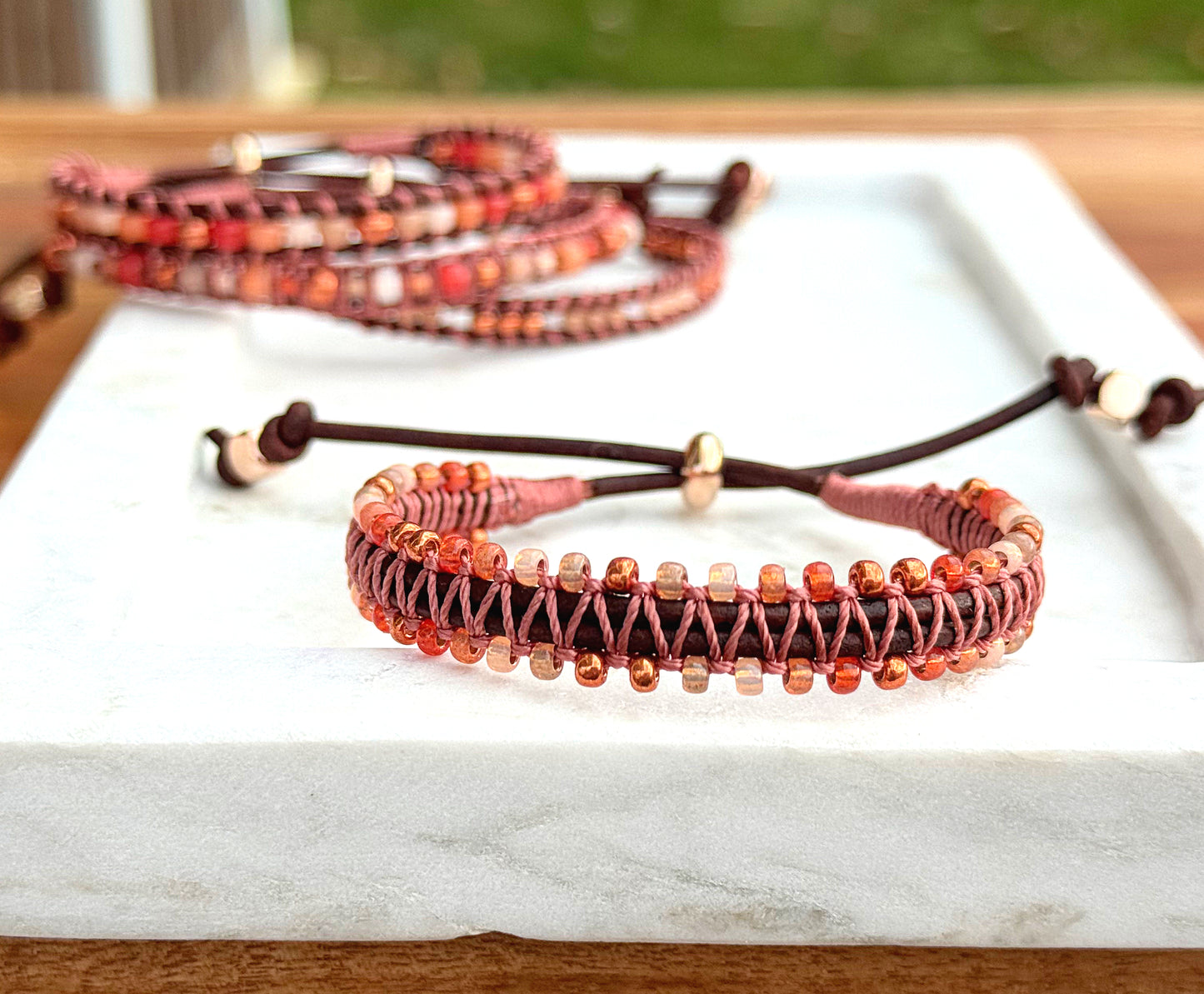 Golden Hour Stack Bracelet set