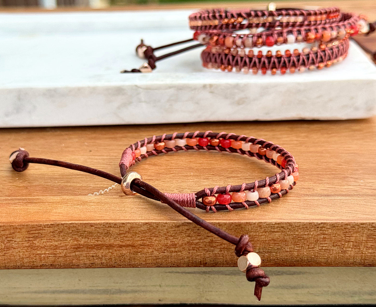 Golden Hour Stack Bracelet set