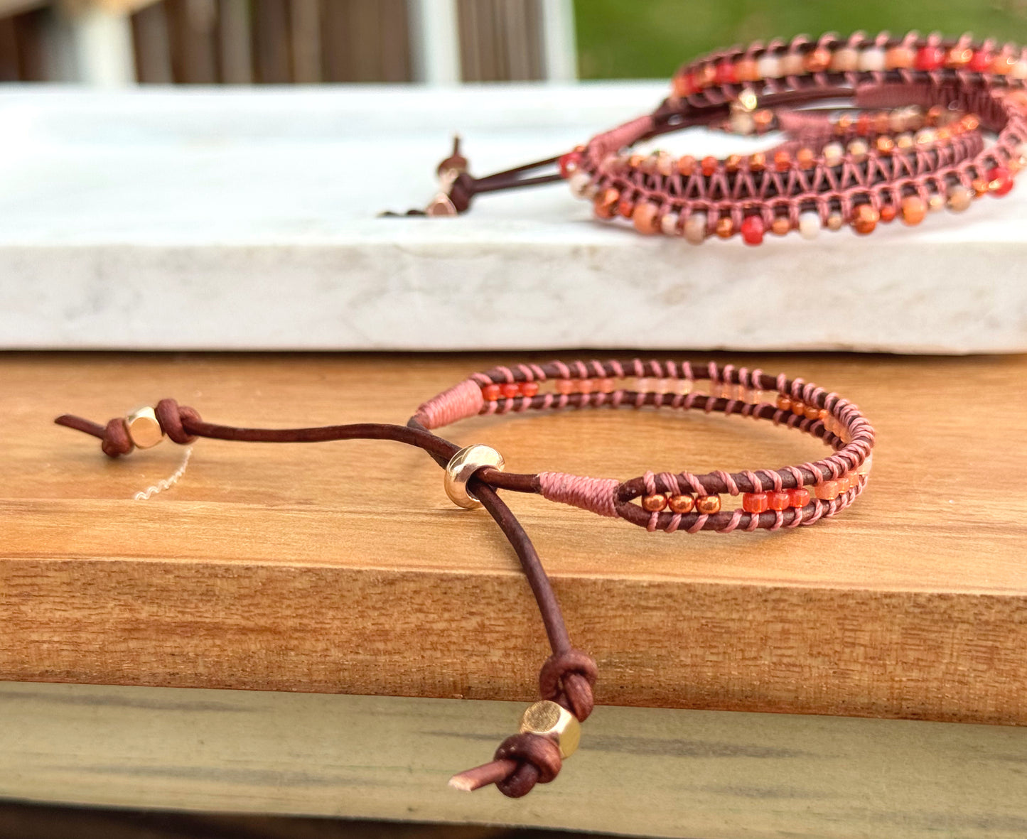 Golden Hour Stack Bracelet set