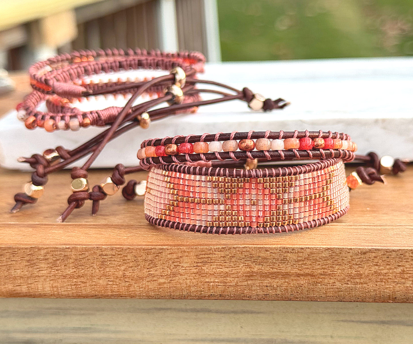 Golden Hour Stack Bracelet set