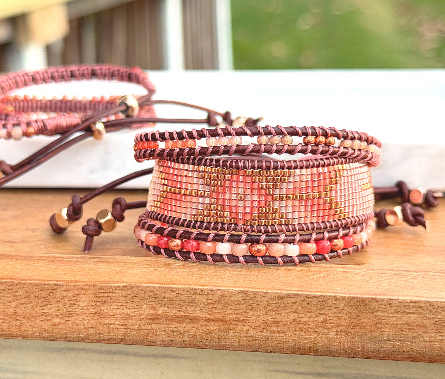 Golden Hour Stack Bracelet set