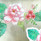 Set of 3 watercolor Floral stickers