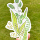 Greenery and Fiddlehead fern Vinyl waterproof sticker