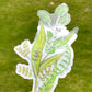 Greenery and Fiddlehead fern Vinyl waterproof sticker