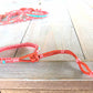 Turquoise and Coral Top Beaded Macrame Woven Leather Stack bracelet