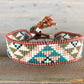 Southwest Geometric Bead Loom Woven Bracelet