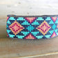 Ocean Sunset Tribal Loom Cuff Bracelet