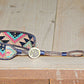 Navy Pink and BlushSouthwest Geometric Bead Loom Woven Bracelet