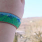 Mountain Bead Loom Friendship cuff bracelet, Beaded Bracelet