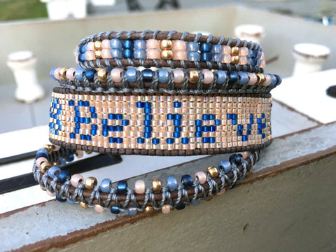 HOPE Set of 2 Inspirational Beaded Bracelets – Akola