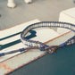 Ladder woven Bracelet, Stack Friendship bracelet