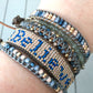 Ladder woven Bracelet, Stack Friendship bracelet