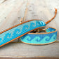 Wave Bead Loom Woven Bracelet