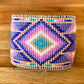 Seafoam Bead Loom Woven Wide Beaded Cuff Bracelet